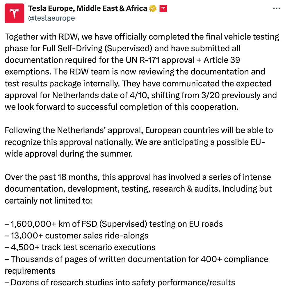 Tesla’s data voorsprong als sleutel tot FSD succes