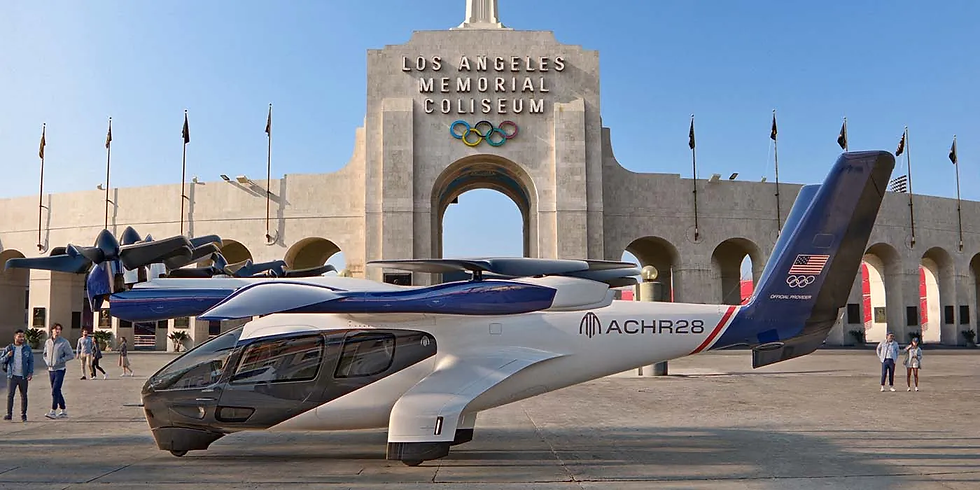 Archer Aviation officiële luchttaxi tijdens Olympische Spelen 2028 in Los Angeles