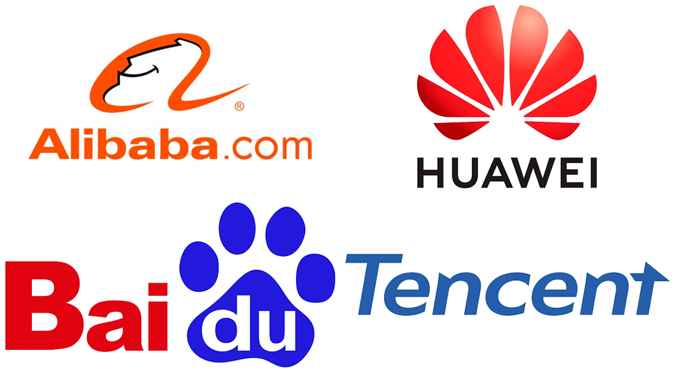 Alibaba, Huawei, Baidu en Tencent bouwen aan China’s digitale macht