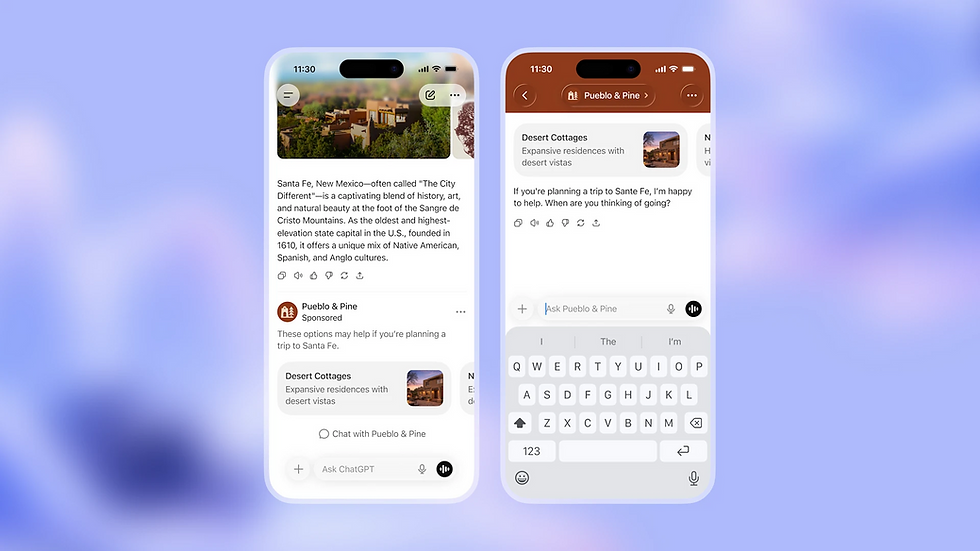OpenAI verwacht dat adverteren hierdoor toegankelijker wordt voor een breder publiek