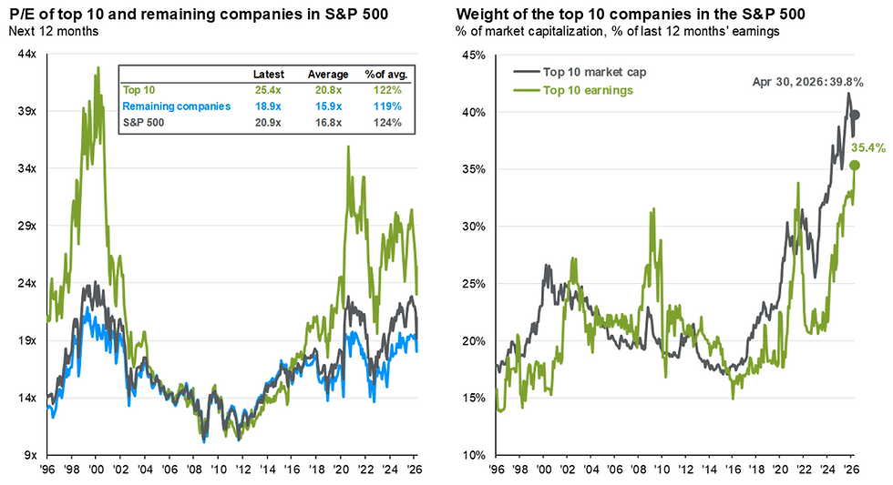 S&P 500: index concentratie
