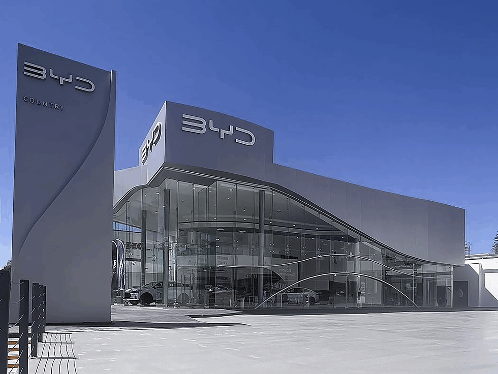 BYD breidt snel uit en opent showrooms in grote Europese steden