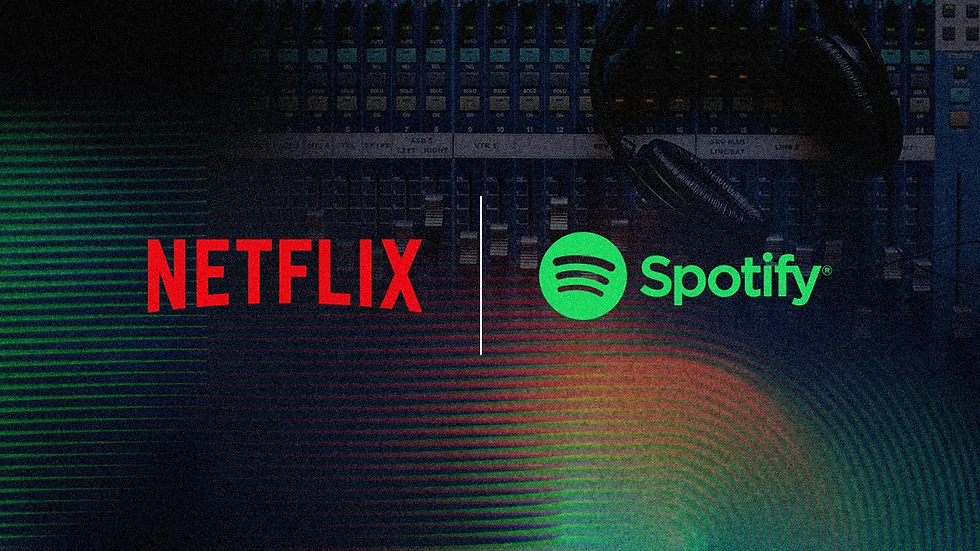 Netflix en Spotify verkennen samenwerking: live muziekcontent op komst?