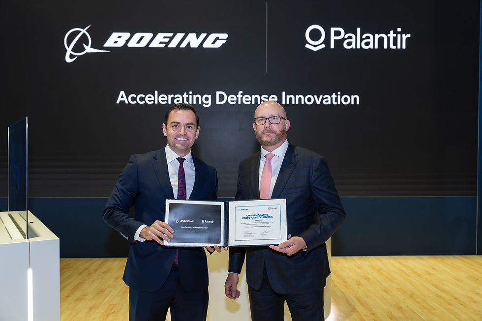 Boeing en Palantir starten strategisch AI-partnerschap