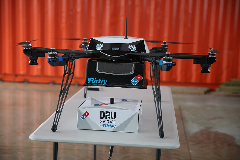 Domino’s test dronelevering als bezorginnovatie