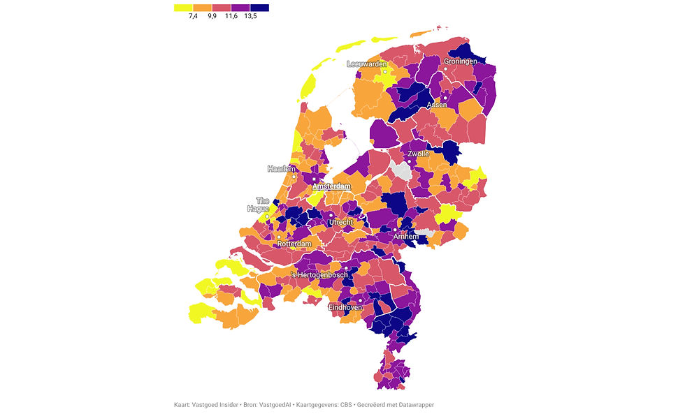 WOZ-waardes stijgen verder in 2026 en verhogen de druk op rendement