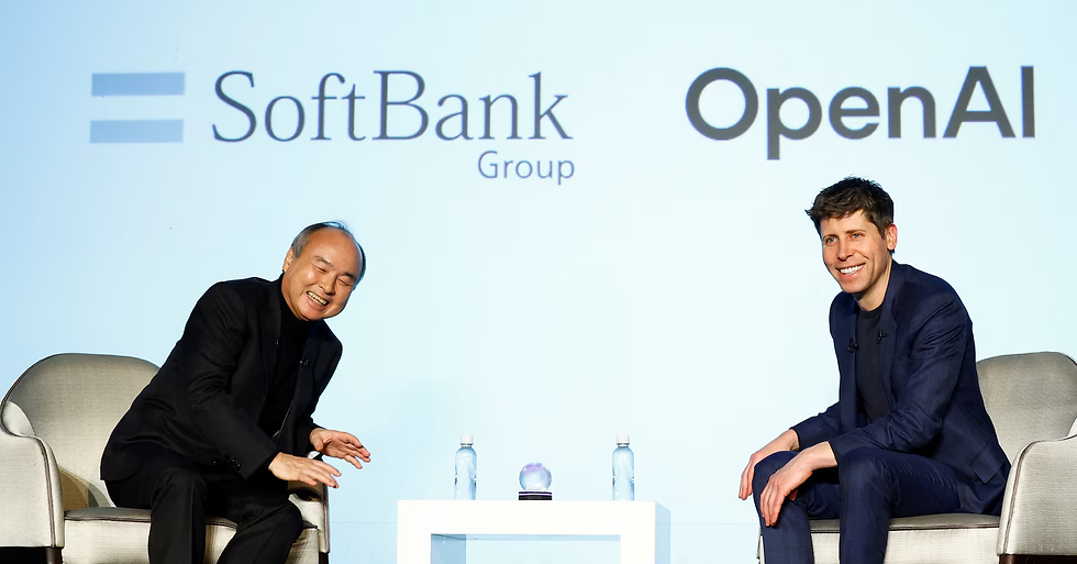 SoftBank investeert 40 miljard dollar in AI-infrastructuur
