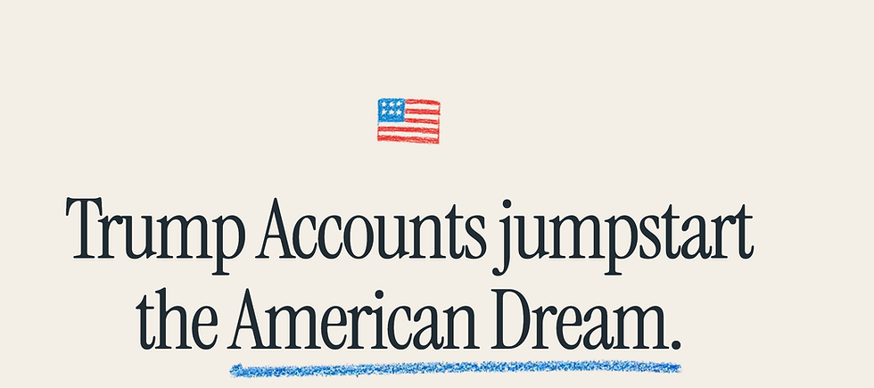 Trump Accounts geven de American Dream een vliegende start: