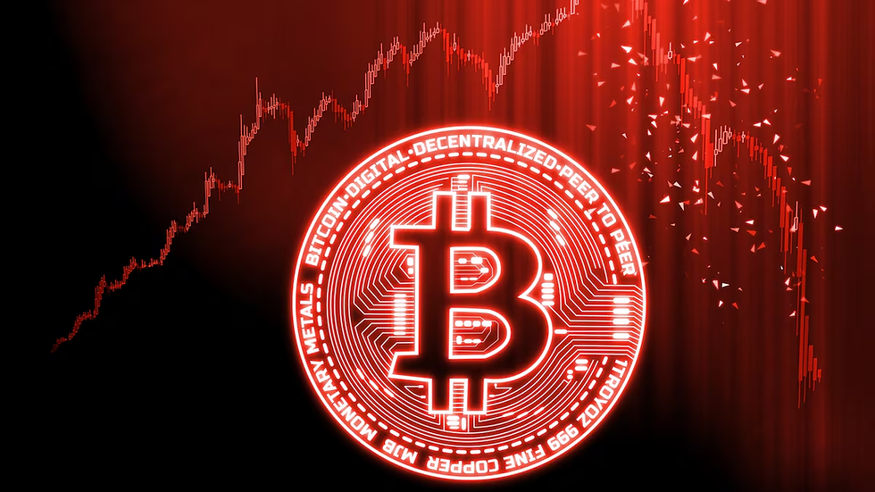 Dreigt een historische crash voor bitcoin koers.