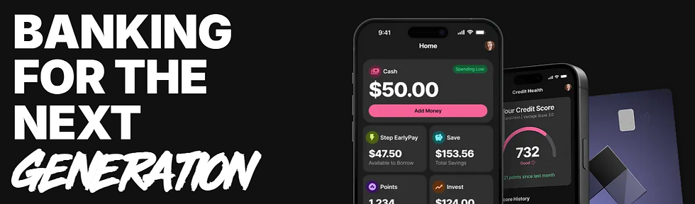 Step adverteert als de bank app voor de volgende generatie
