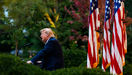 Donald Trump spreekt op 17 september 2026 in de Rose Garden van het Witte Huis. Archiefbeeld; foto: Witte Huis / Joyce N. Boghosian.